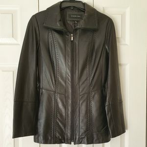 Soft Black Genuine Leather Jacket!